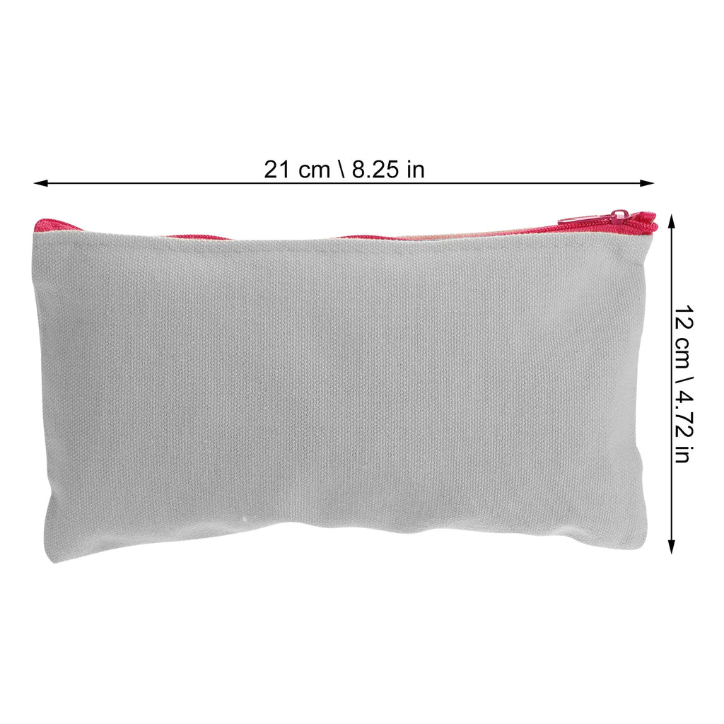 15pcs Sublimation Blank Canvas Zipper Pouches – DIY Makeup Bags Sublimation Blank Pouches PLUSH