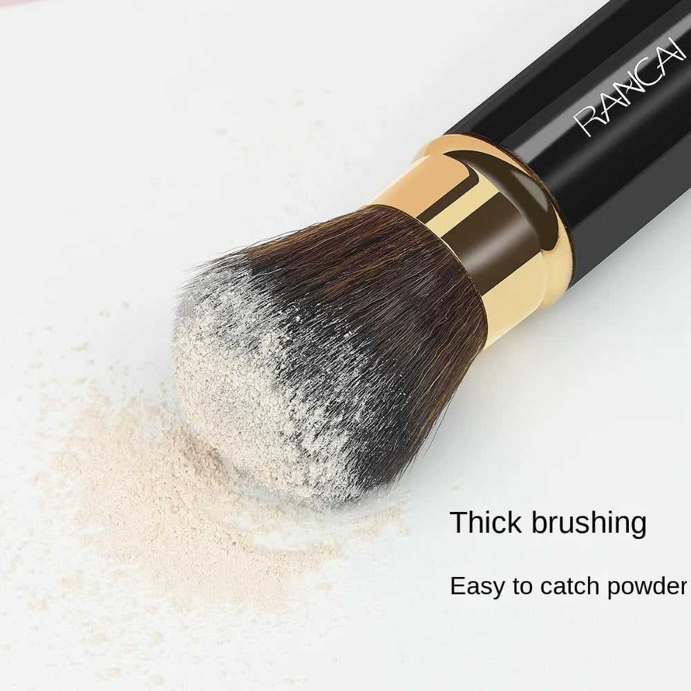 Mini Retractable Powder Blush & Highlight Brush | Portable Makeup Brush PLUSH