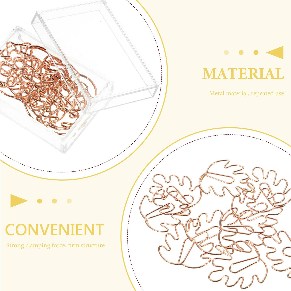 20pcs Creative Shaped Iron Paper Clips – Decorative Document Clips Decorative Paper Clips PLUSH