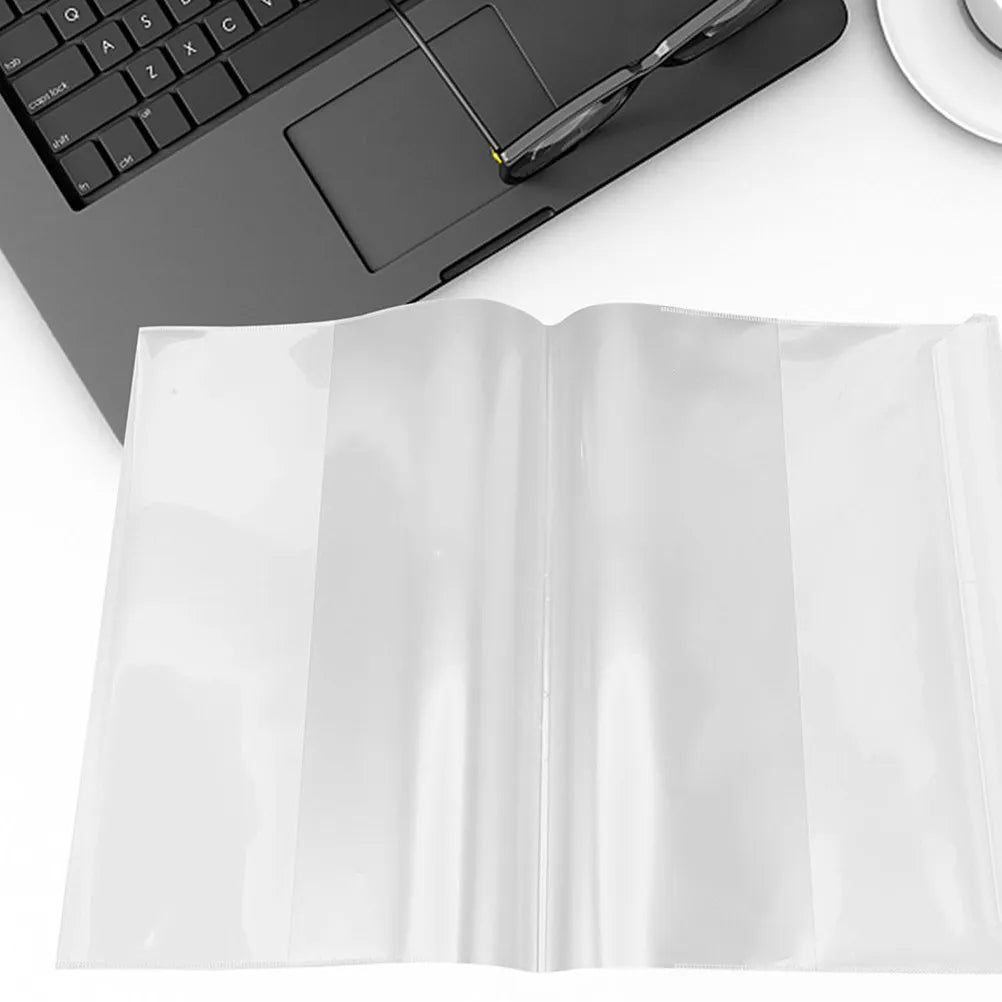 20 Pcs Clear Book Cover Protector Sleeves – Paperbacks & More Book Cover Sleeves PLUSH