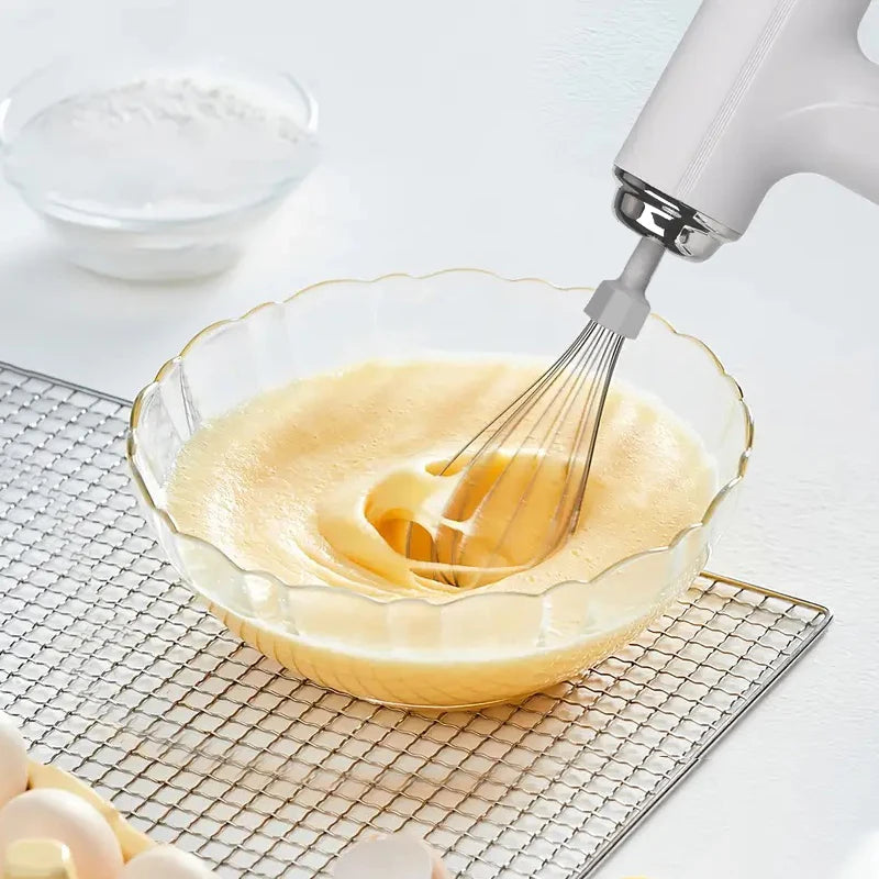 Portable USB Rechargeable Wireless Handheld Electric Mixer Handheld Electric Mixer PLUSH