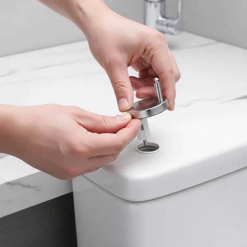 Toilet Seat Hinge Fixing Bolts – Universal Fit, 1 Pair Toilet Seat Hardware PLUSH
