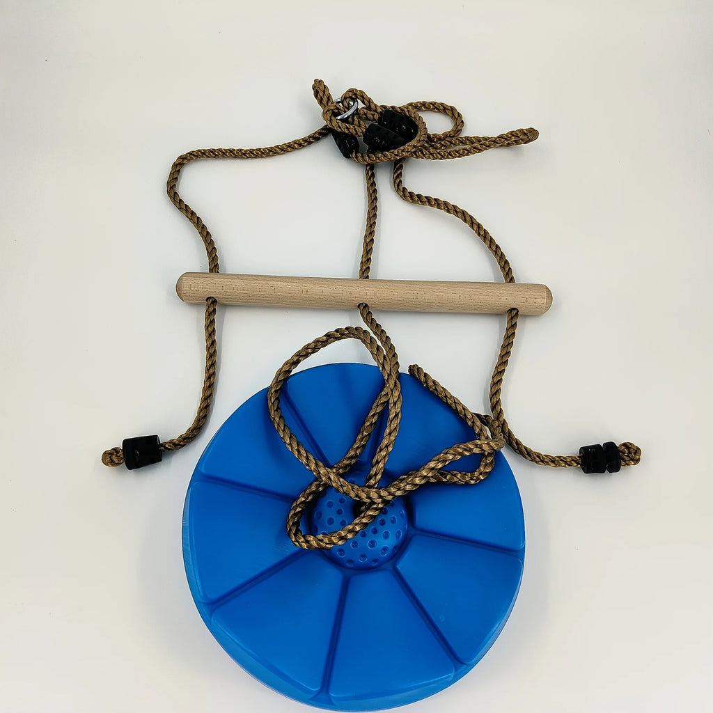 3-in-1 Rope Swing Set with Monkey Bars – Heavy Duty Outdoor Outdoor Swing Set PLUSH
