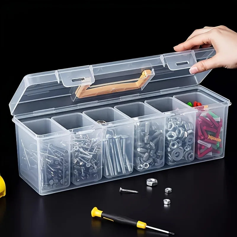 Multi-Compartment Tool Parts Storage Box Organizer Set Tool Parts Organizer PLUSH