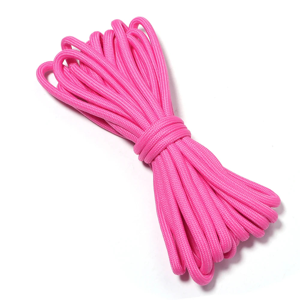 5 Yards 5mm Colorful Polyester Braided Rope – DIY Jewelry Crafts Braided Craft Cord PLUSH deep pink