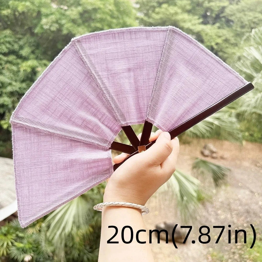 Handmade Embroidered Spanish Folding Fan – Vintage Portable Fan Folding Hand Fan PLUSH Style J