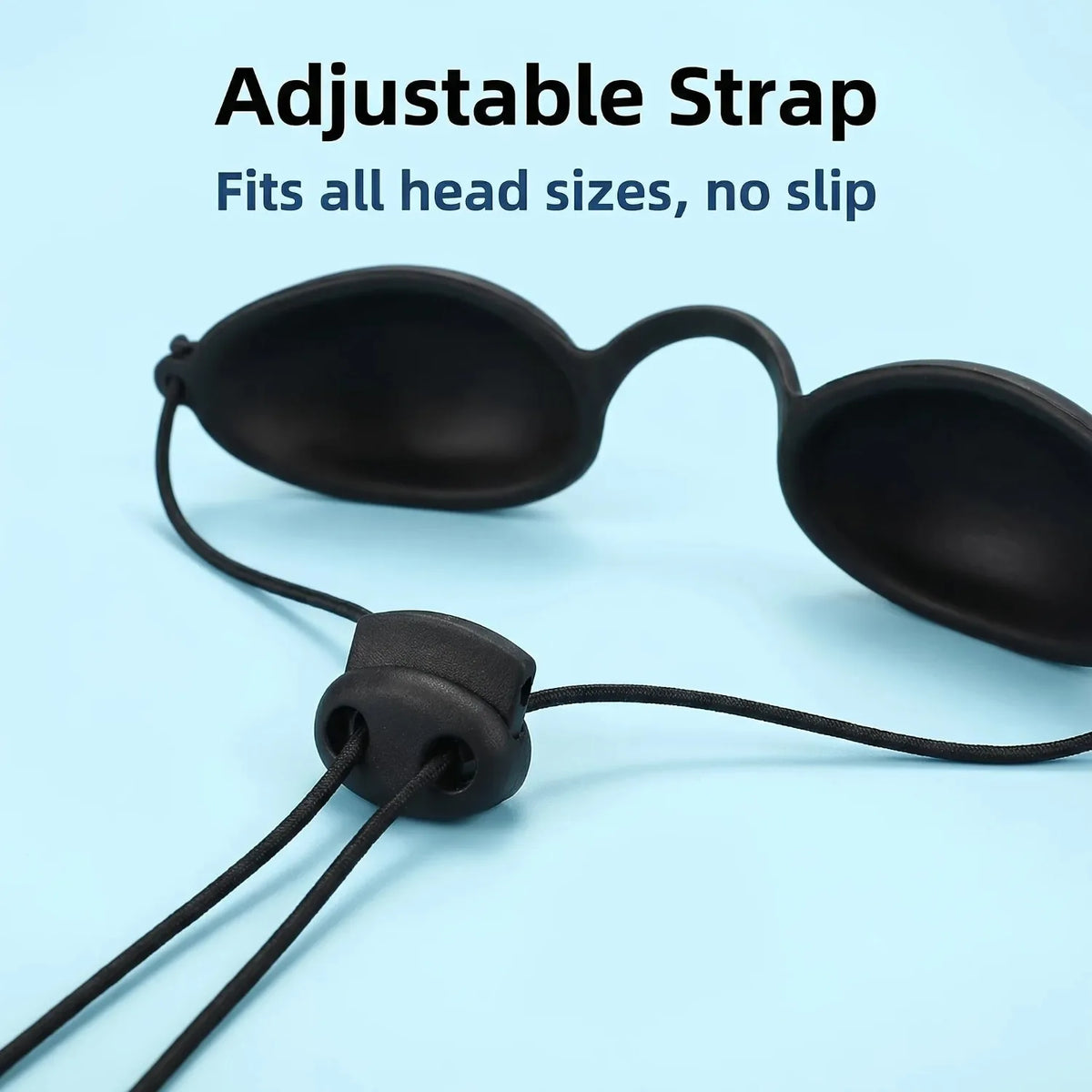 Red Light Therapy Glasses – See-Through Tanning Safety Goggles Eye Protection Goggles PLUSH