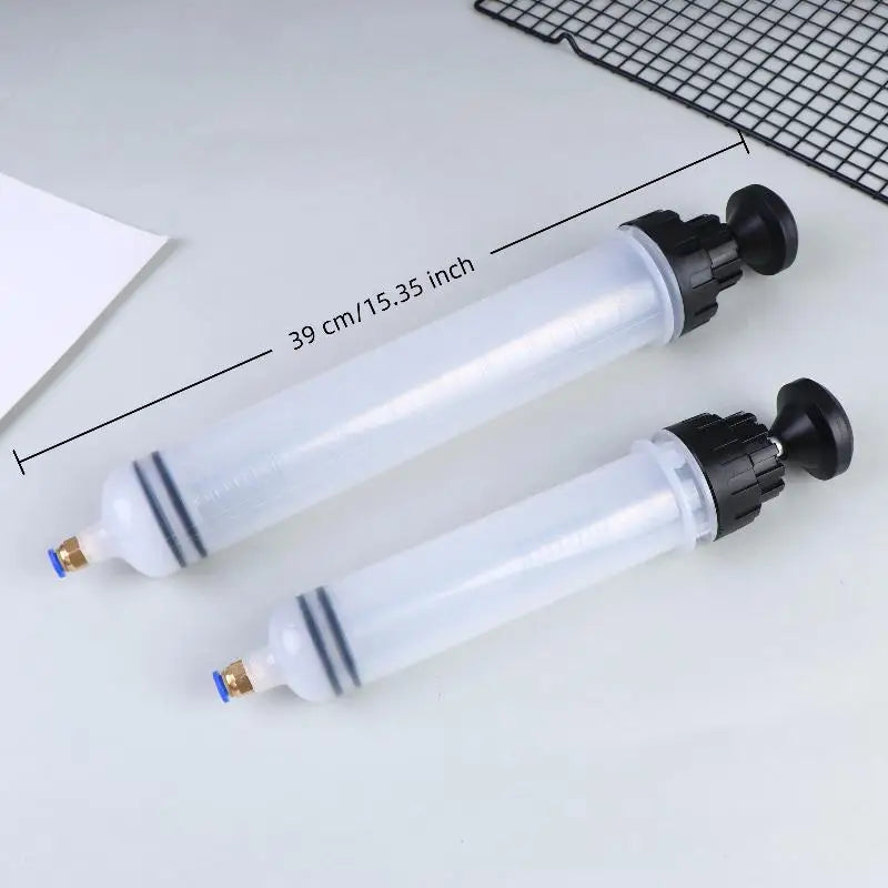200ml Manual Oil Fluid Pump Syringe – Brake & Transmission Automotive Fluid Pump PLUSH