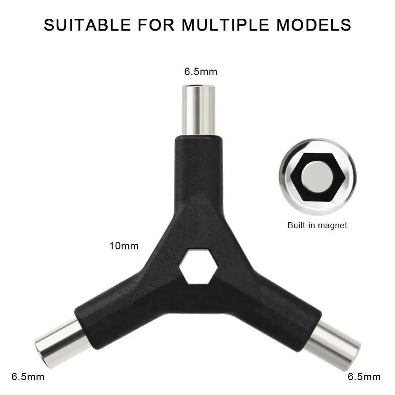 6-in-1 Y Wrench Set | Hex Allen, T25 & PH2 Bike Multitool Bicycle Multitool Wrench PLUSH