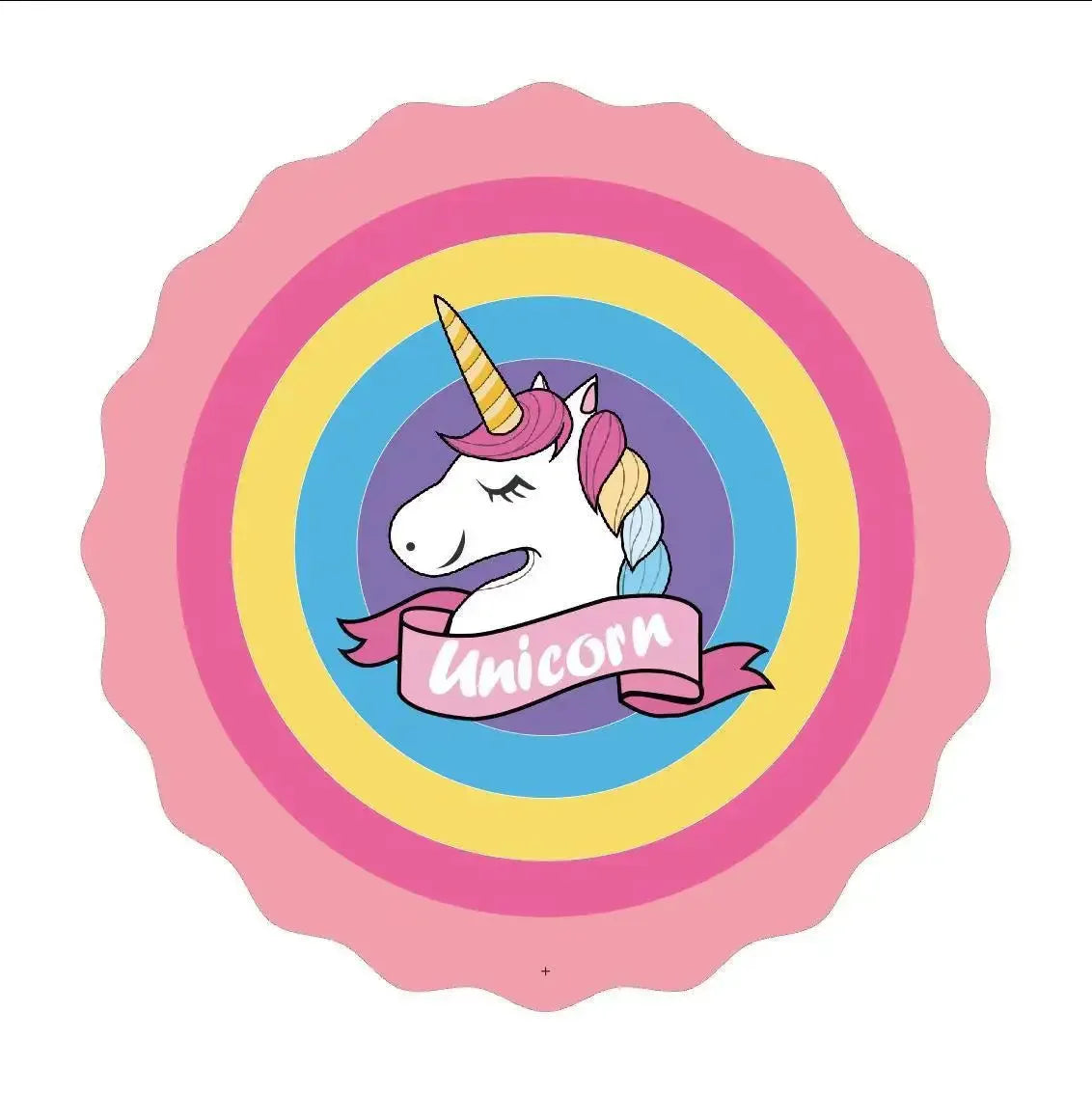 Inflatable Splash Pad Water Play Mat for Kids & Pets – 170cm Inflatable Splash Pad PLUSH Pink Unicorn
