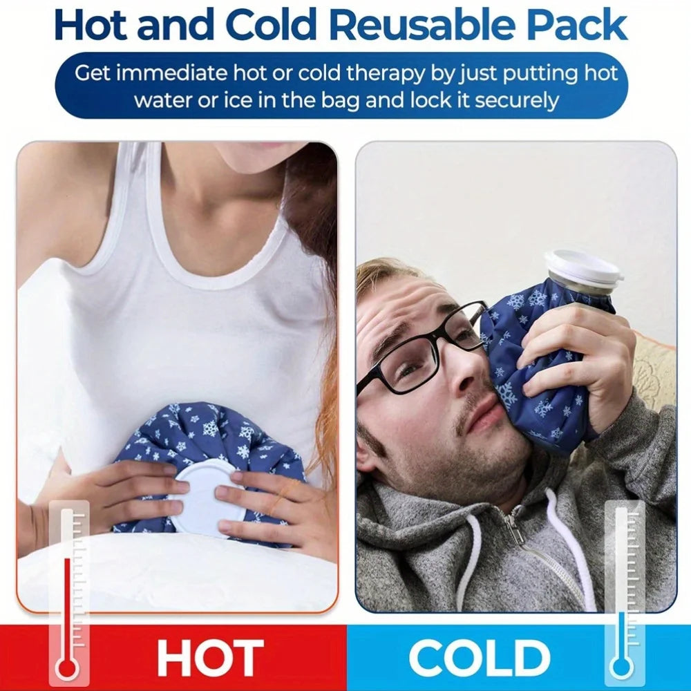 Reusable Hot & Cold Ice Bag – Knee, Shoulder, Ankle Therapy Hot Cold Therapy Bag PLUSH