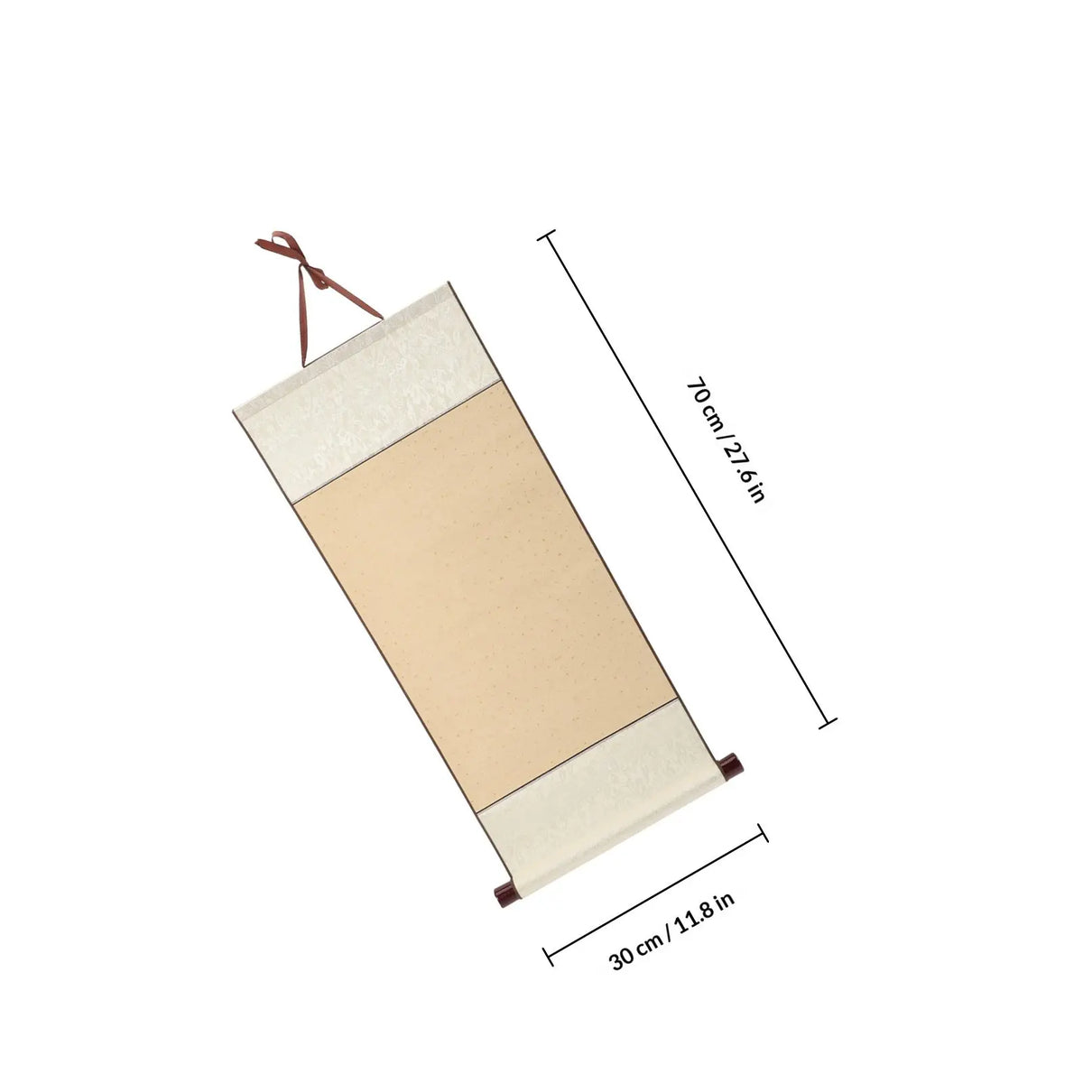 Blank Rice Paper Scroll – Chinese Calligraphy & Ink Painting Calligraphy Scroll Paper PLUSH Beige