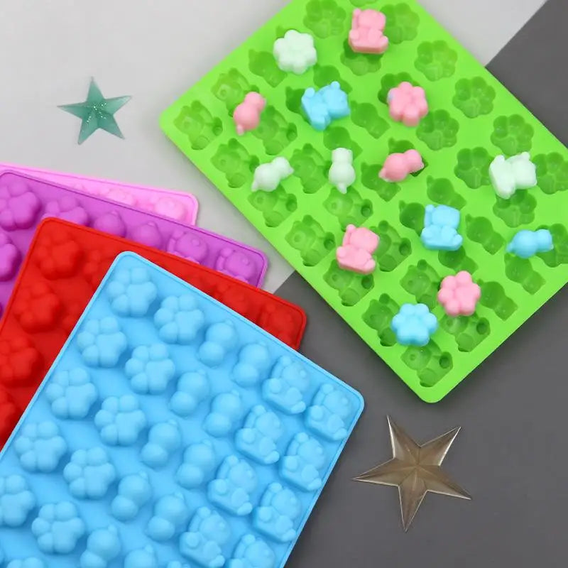 Silicone Cat Paw Candy Mold – Chocolate, Jelly & Fondant Silicone Baking Mold PLUSH