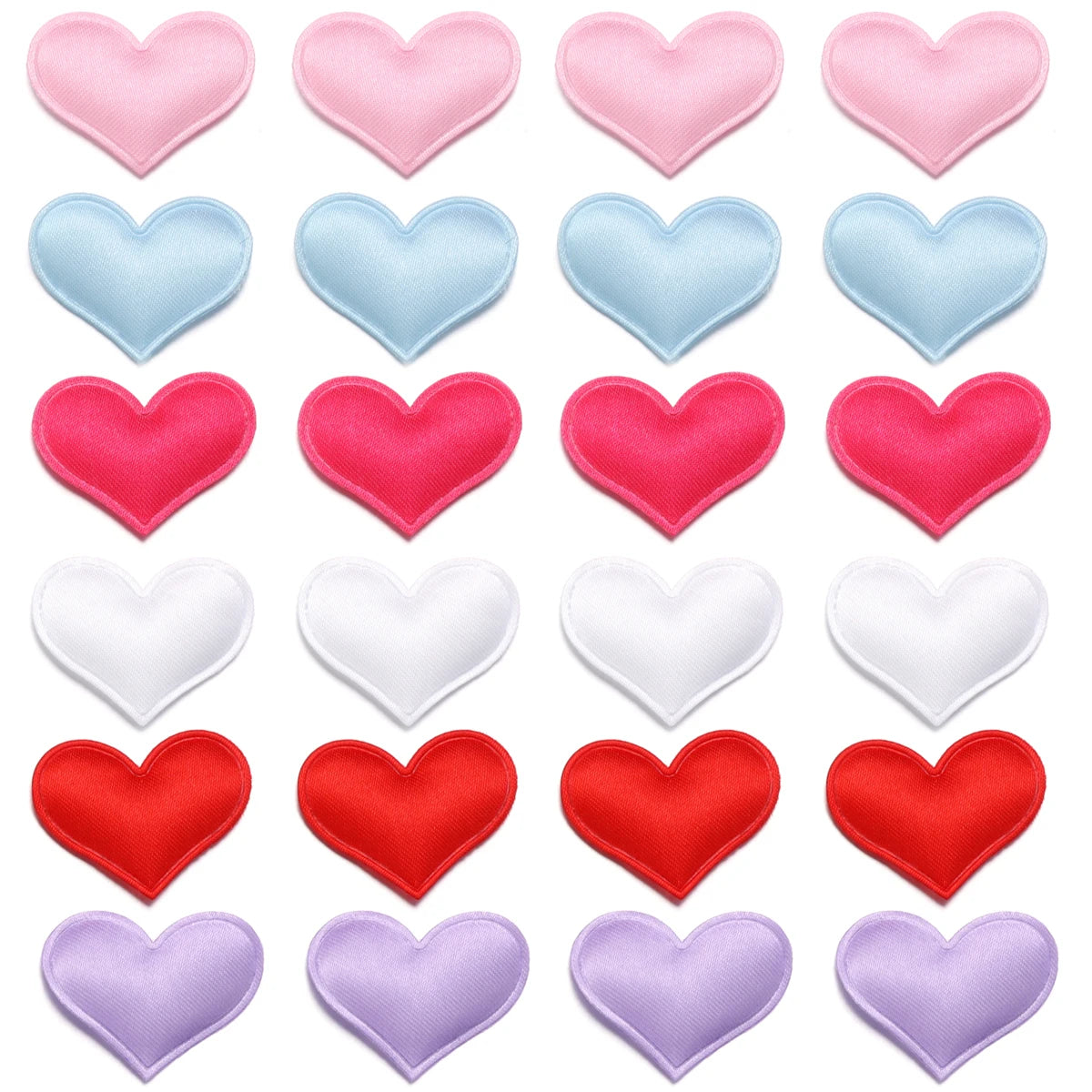Satin Heart Petals Confetti 50-100pcs – Wedding & Party Decor Wedding Party Decor PLUSH