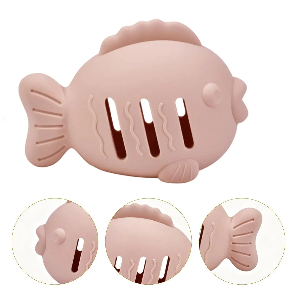 Silicone Fish Cat Treat Dispenser – Interactive Puzzle Feeder Toy Cat Puzzle Feeder Toy PLUSH