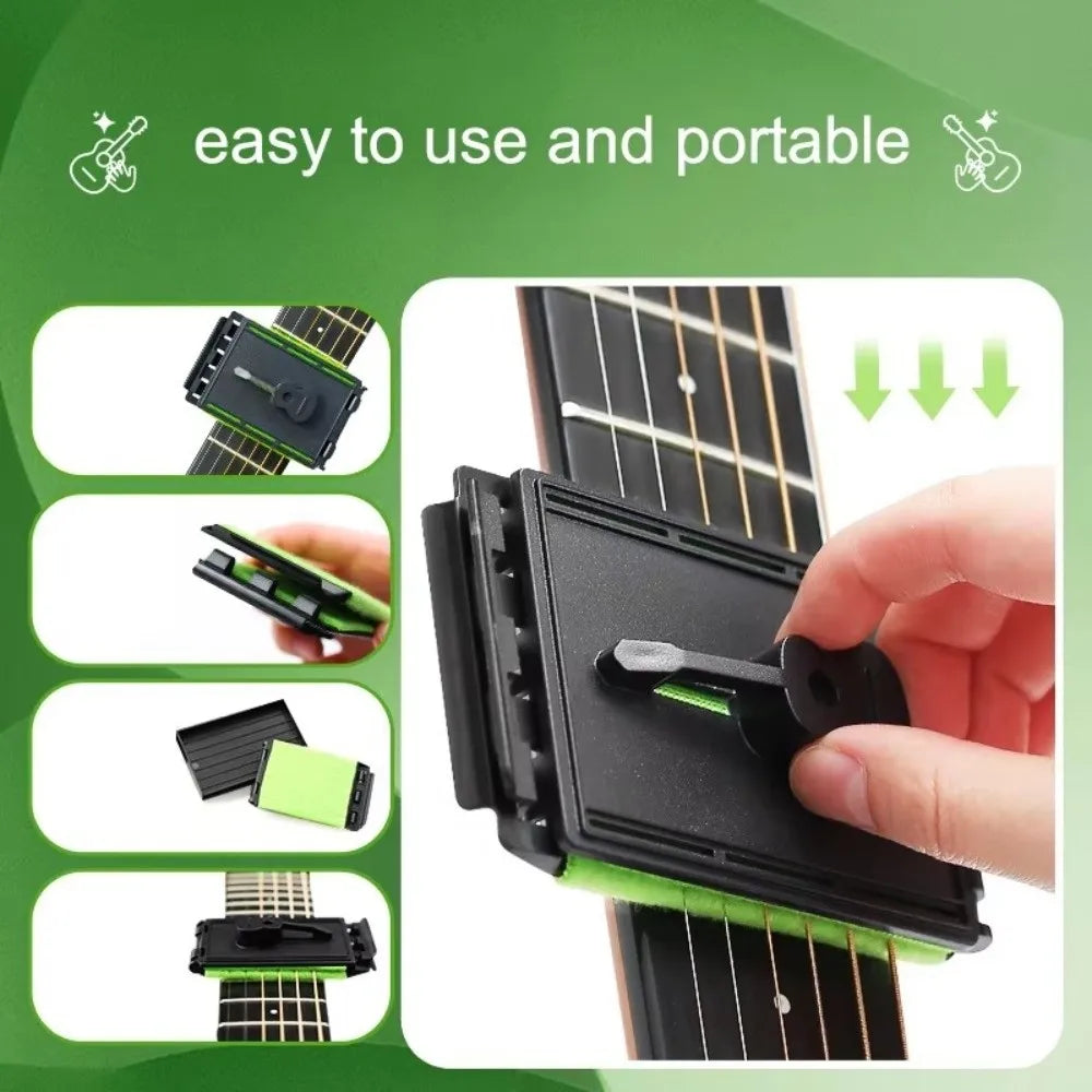 2-Pack Guitar String Cleaner Brush & Fretboard Scrubber Tool Guitar Cleaning Tool PLUSH