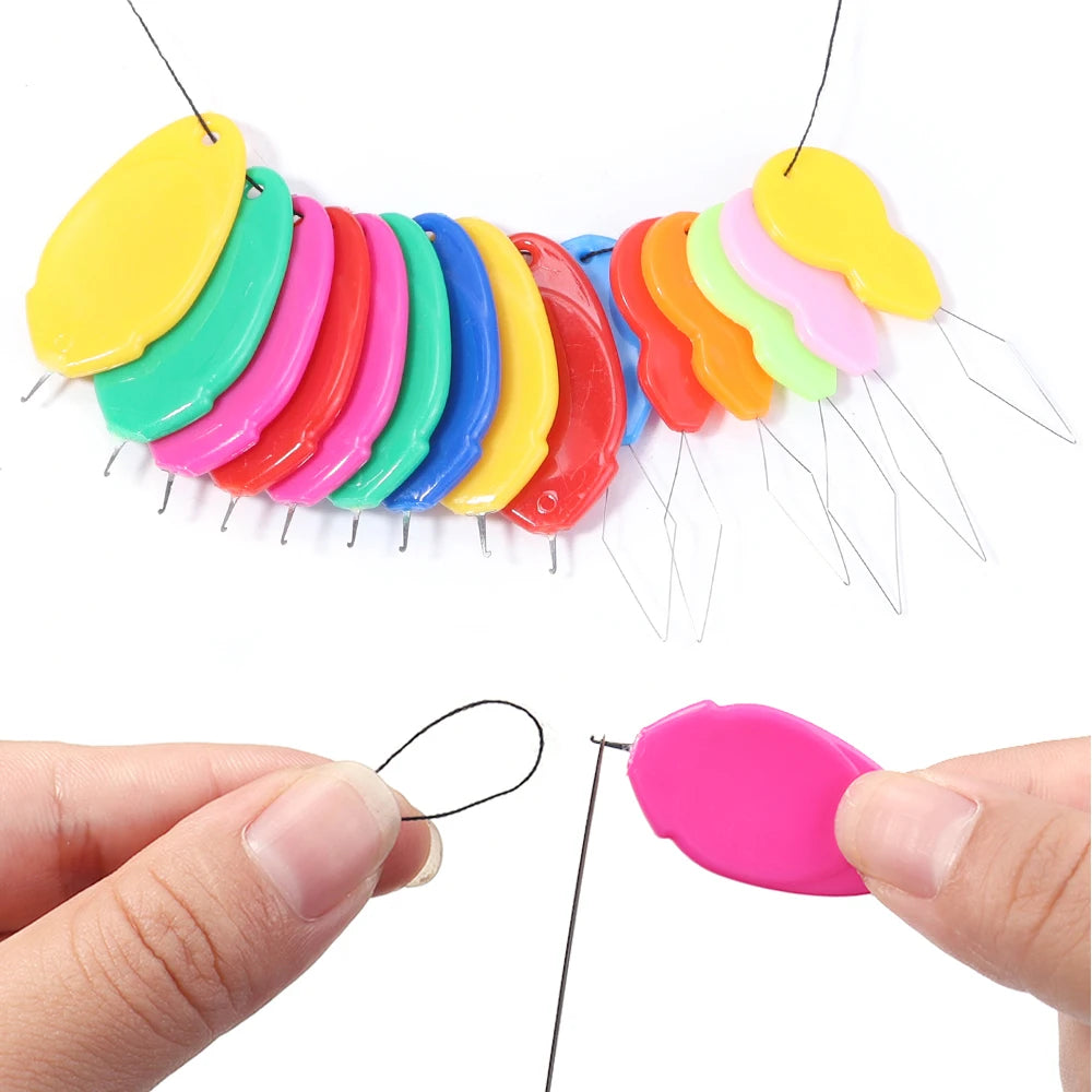 10pcs Needle Threader Tool Set – Easy Sewing Assistant Needle Threader Tool PLUSH