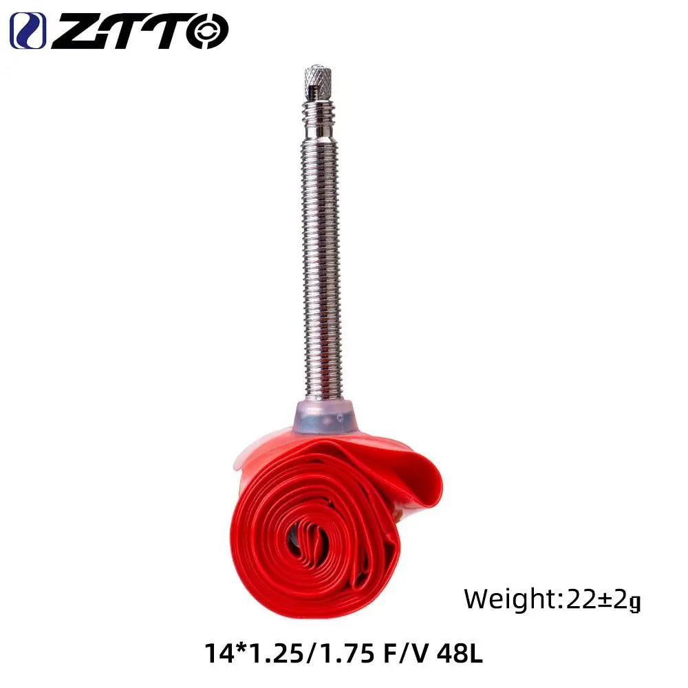 ZTTO TPU Bike Inner Tube French Valve 48/60/80mm Ultralight Bicycle Inner Tube PLUSH NO.1