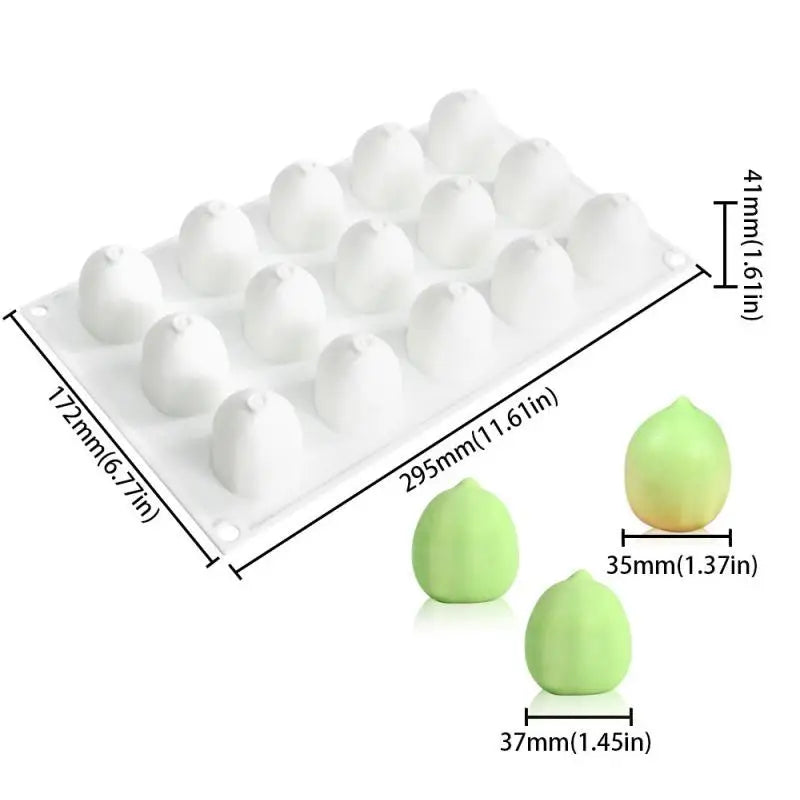 3D Mango Silicone Cake Mold – Food Grade Mousse Baking Mould Silicone Cake Mold PLUSH 5
