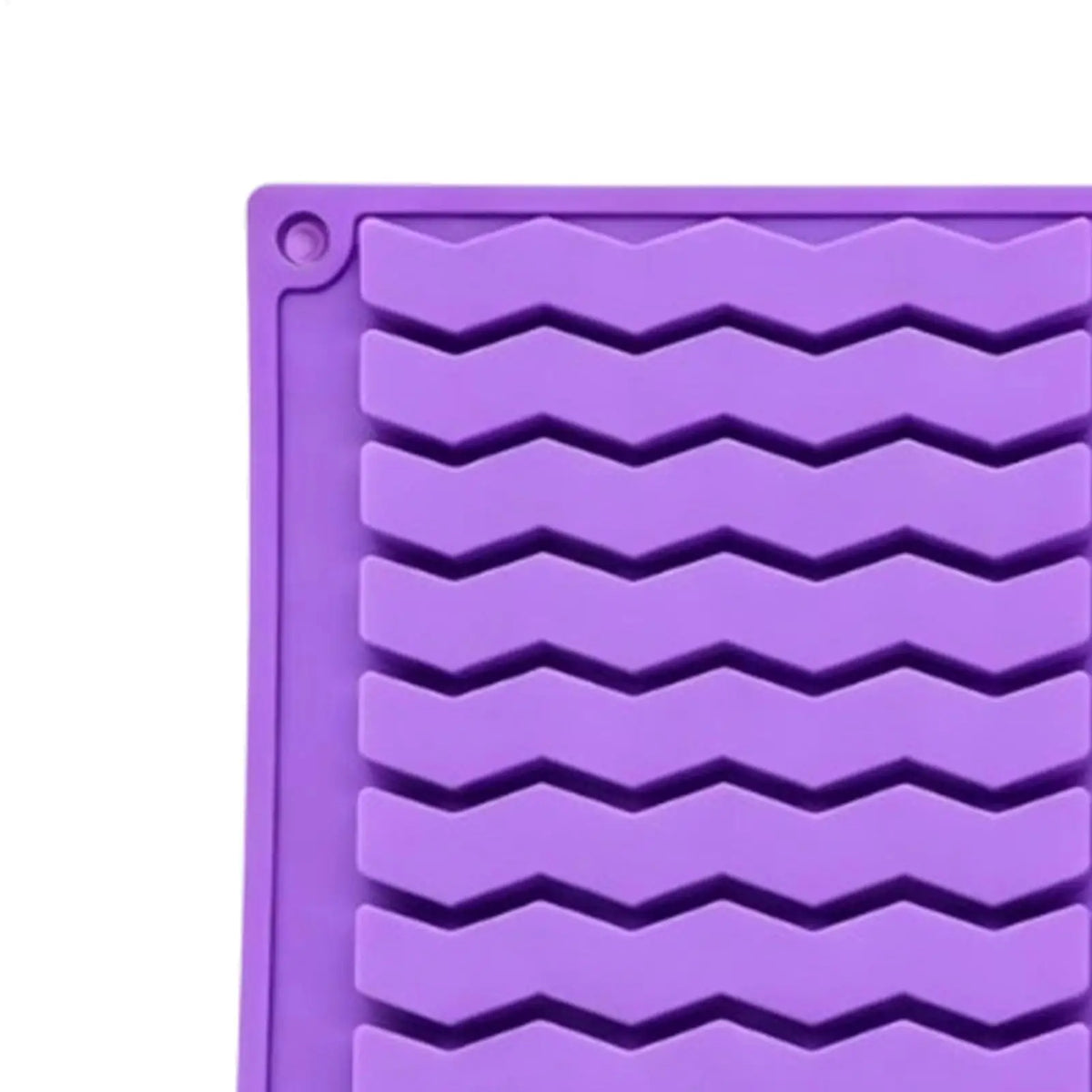 20-Cavity Wave Silicone Chocolate Mold – Candy, Soap & Ice Silicone Baking Mold PLUSH