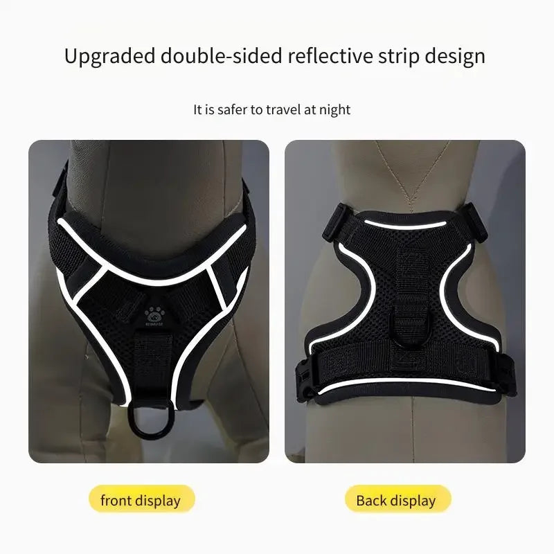 Escape-Proof Cat Harness Reflective Vest & Leash | S–XL Cat Harness & Leash PLUSH