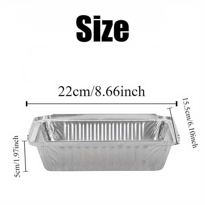 Disposable Aluminum Foil Trays 1000ml – 10/30pcs Baking Pans Disposable Baking Tray PLUSH