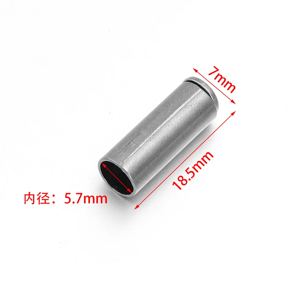 10 Sets Alloy Cord End Caps Metal Rope Stopper Aglets DIY Cord End Caps PLUSH
