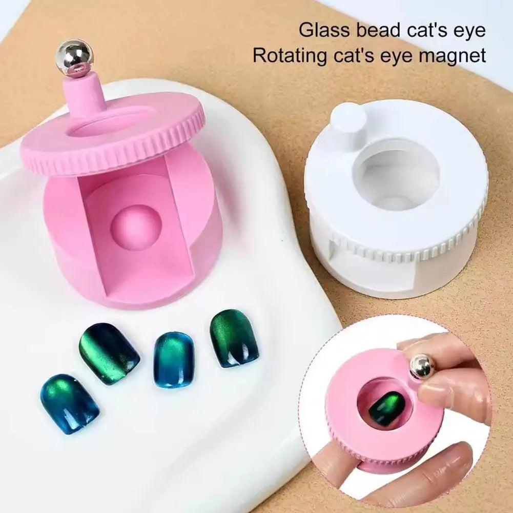 Cat Eye Nail Magnet Tool – Rotating Multi-Effect Nail Art Nail Art Magnet Tool PLUSH