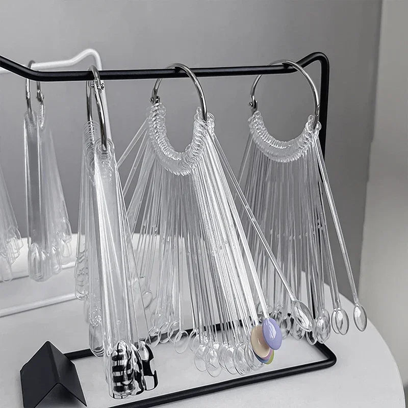 Nail Swatches Color Card Display Stand & Gel Polish Tips Nail Art Display Set PLUSH