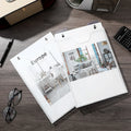 2Pcs Clear Acrylic Wall Mounted File Holder & Document Organizer Wall File Organizer PLUSH China Mainland