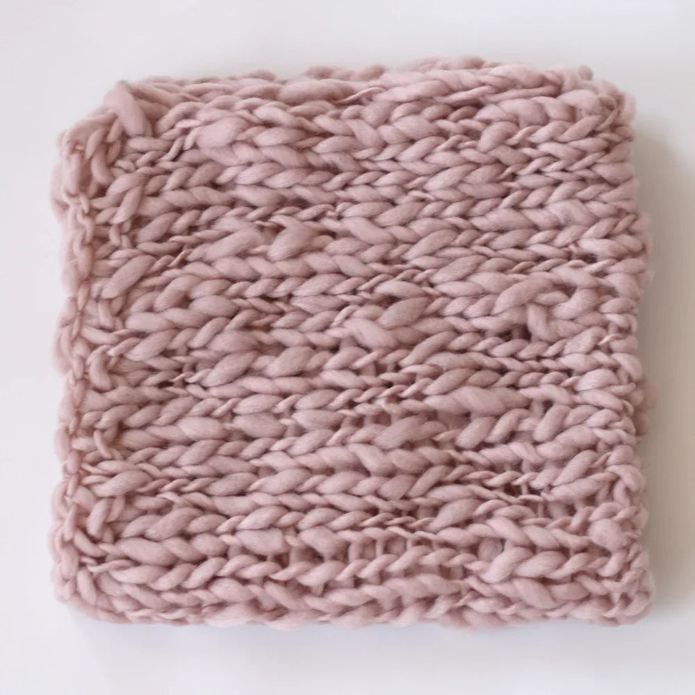 Newborn Photography Prop Blanket – Handmade Flokati Weave Mat Baby Photo Prop PLUSH 1