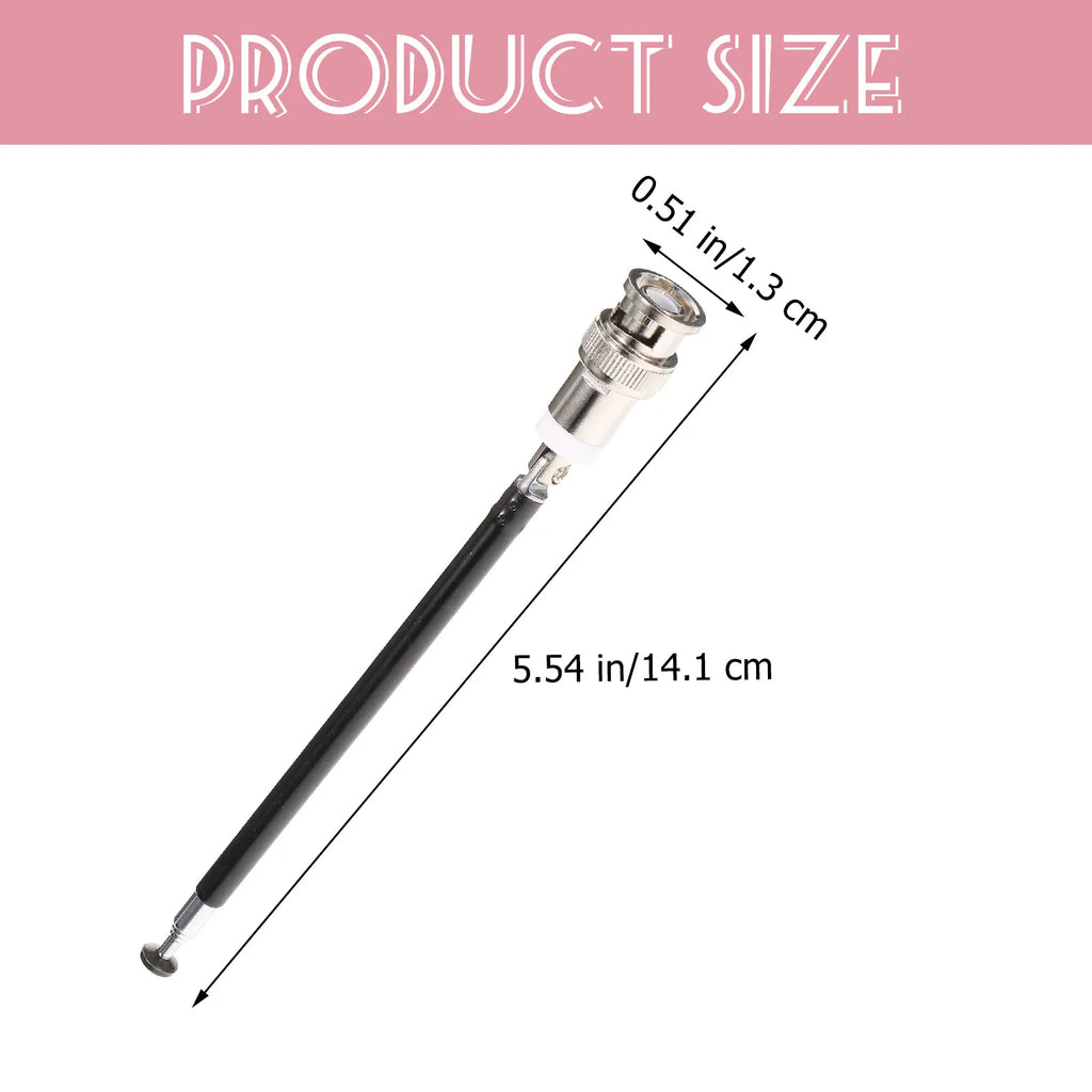 Telescopic Wireless Microphone Antenna – Metal & PVC Pull Rod Microphone Antenna PLUSH