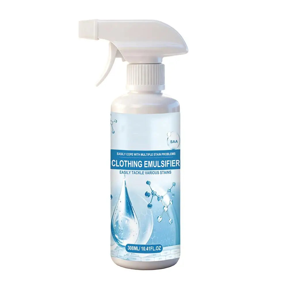 Fabric Stain Remover Spray – Clothing Emulsifier 300ml Laundry Stain Remover PLUSH 1PCS