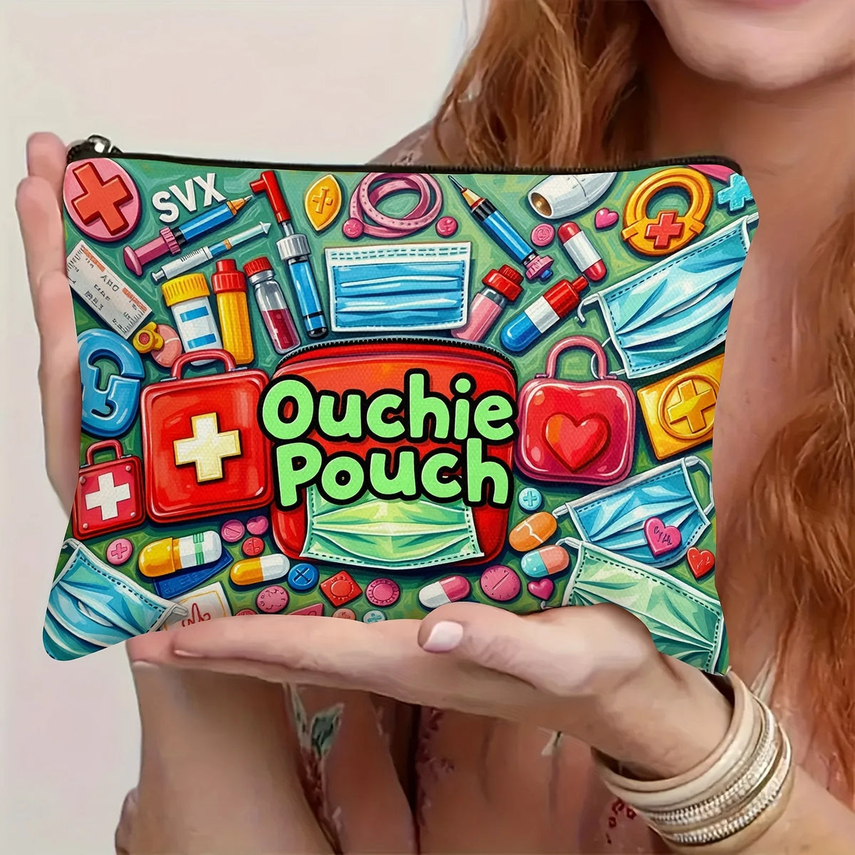 Colorful Makeup Bag – Multi-functional Zipper Pouch & Jewelry Bag Makeup Bag PLUSH