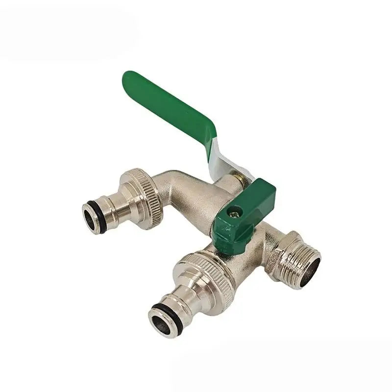 Brass Ball Valve Faucet 1/2" & 3/4" Garden Irrigation Tap Garden Ball Valve Faucet PLUSH
