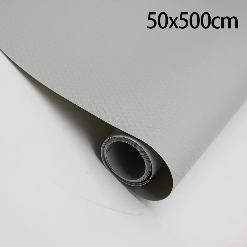Waterproof Anti-Mold Cabinet Drawer Liner Mat – Extra Large Shelf & Drawer Liner PLUSH Grey50x500cm