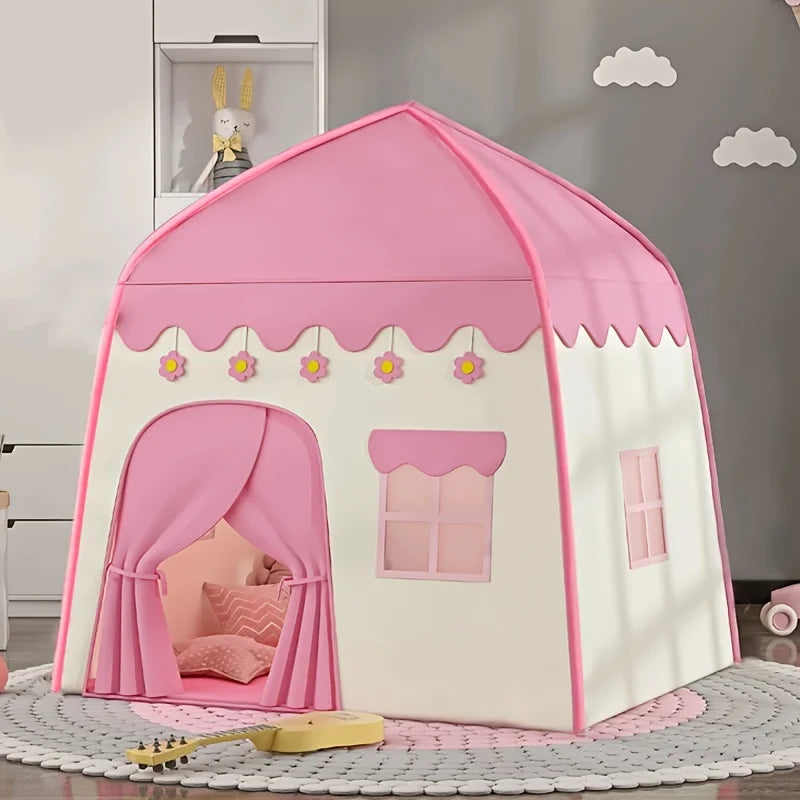 Pink Flower Princess Play Tent for Kids – Playhouse Decor Kids Play Tent PLUSH