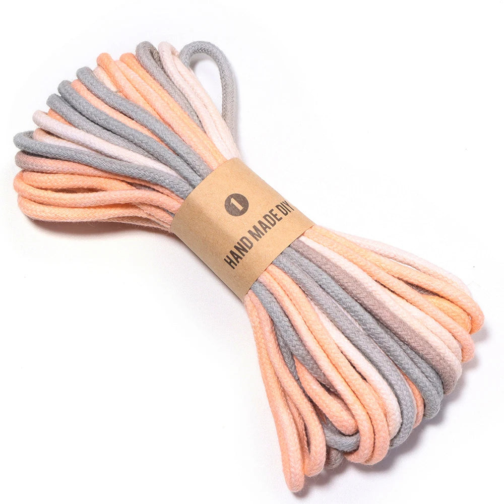 4mm Gradient Tie Dye Cotton Macrame Cord 10 Yards – DIY Craft Macrame Cord PLUSH 01