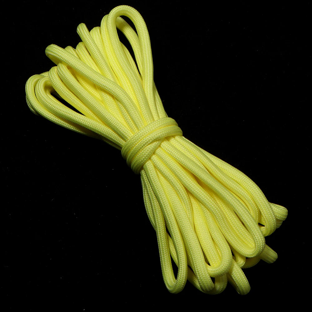 5 Yards 5mm Colorful Polyester Braided Rope – DIY Jewelry Crafts Braided Craft Cord PLUSH yellow
