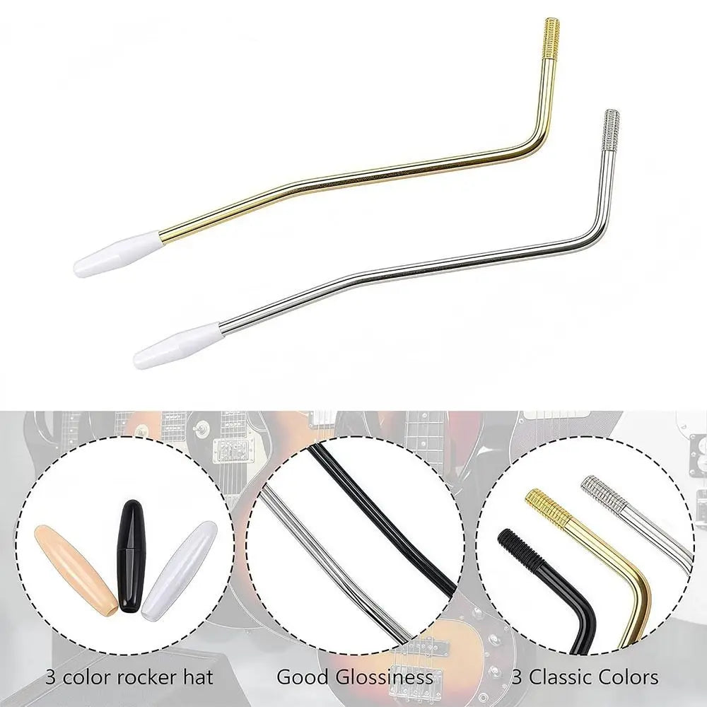 6-Pack Guitar Tremolo Arm M5/M6 Thread Whammy Bar – 3 Colors Guitar Tremolo Arm PLUSH