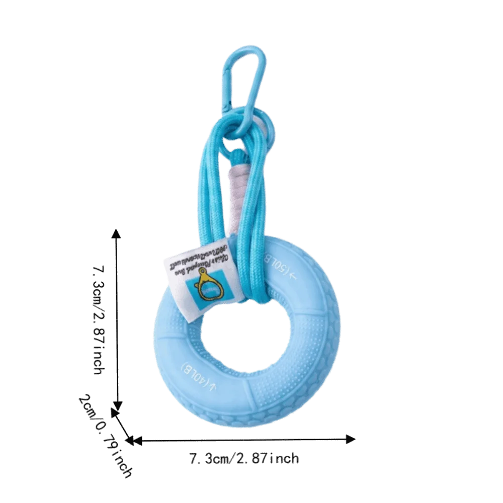 Silicone Hand Grip Trainer Keychain – 6 Colors | Fidget Ring Grip Trainer Keychain PLUSH