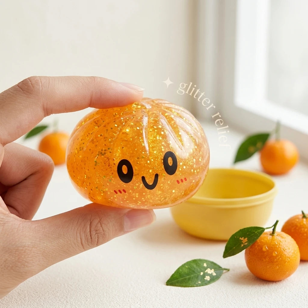 Gold Glitter Dumpling Squishy Toy – Slow Rising Fidget Toy Squishy Fidget Toy PLUSH