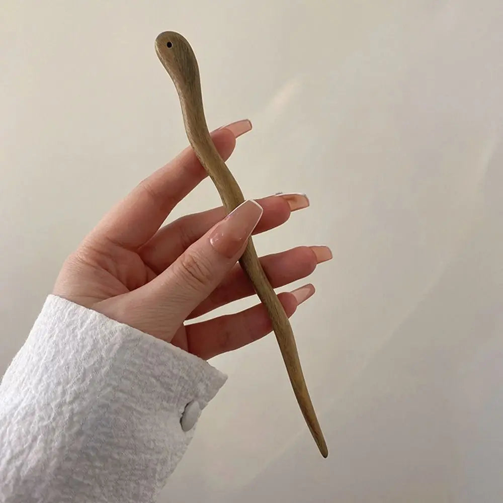 Chinese Wooden Hair Stick Hairpin – Hanfu Hair Fork Accessory Wooden Hair Stick PLUSH