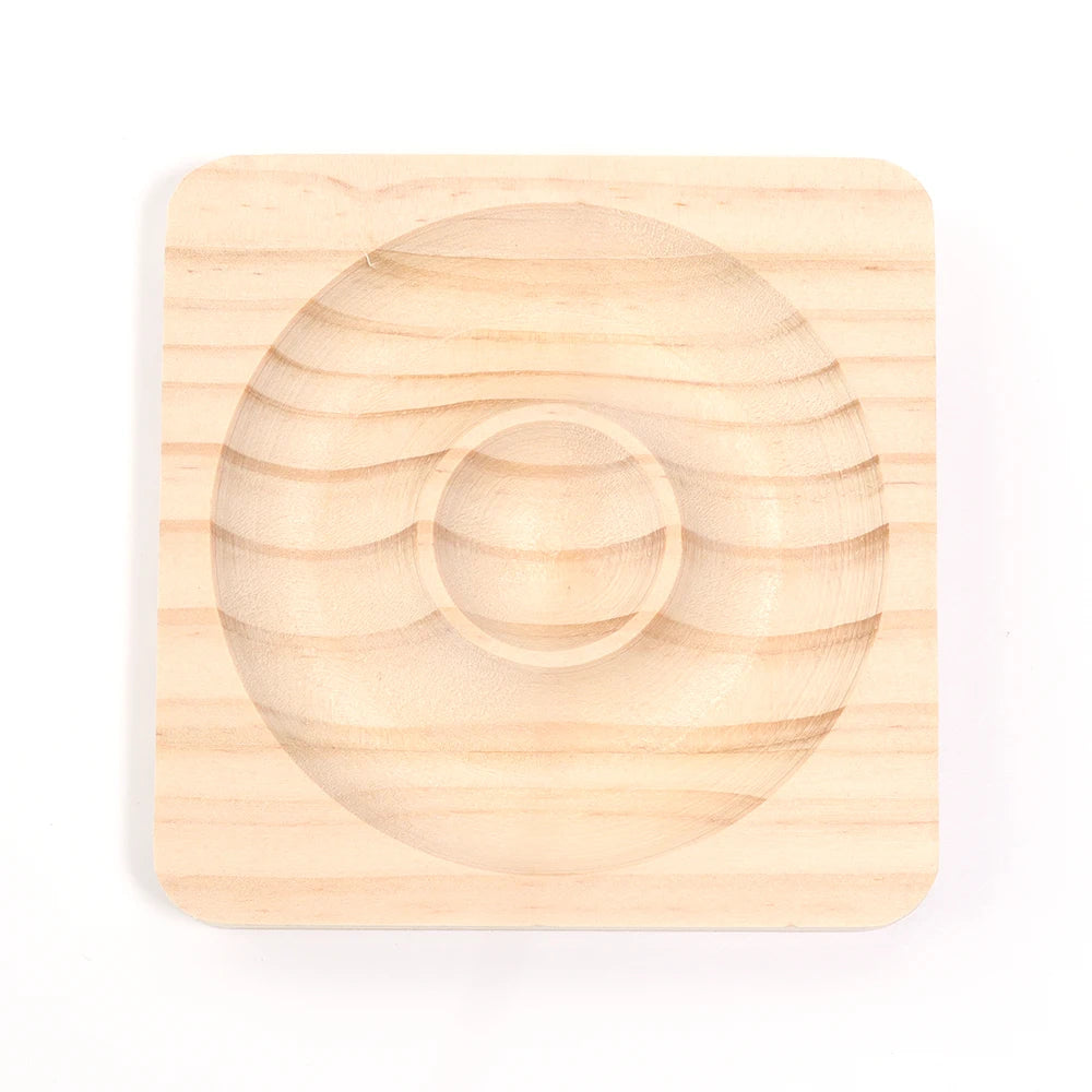 Wooden Beading Design Plate & Bracelet Organizer Tray DIY Jewelry Making Tool PLUSH Style 05