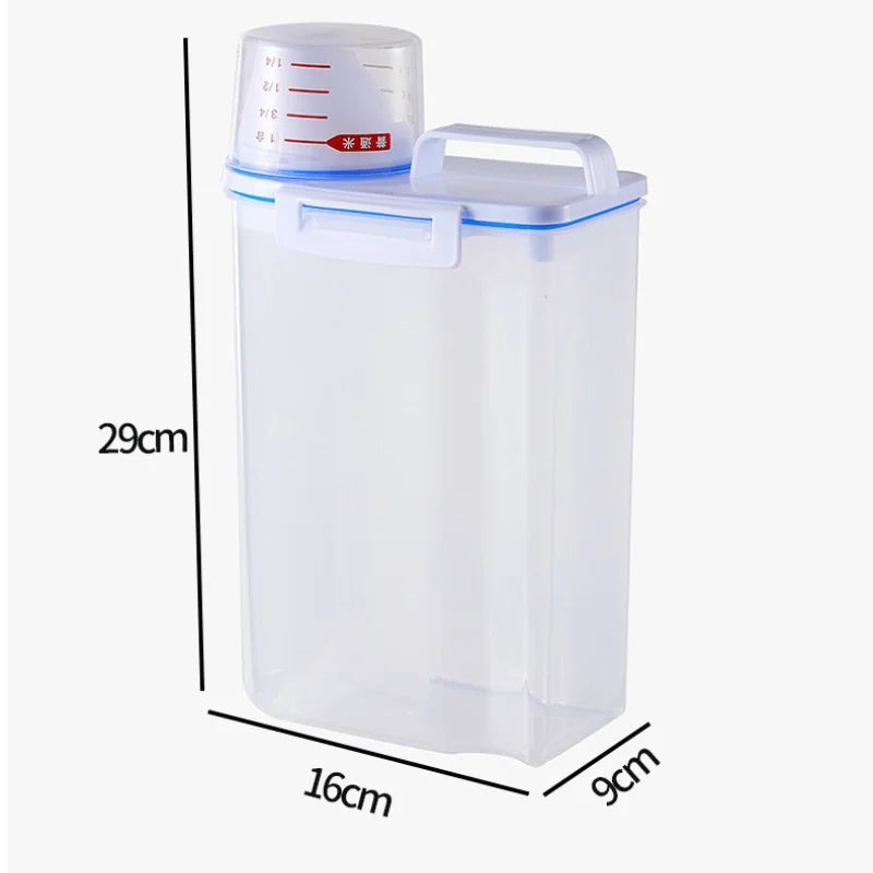 Moisture-Proof Sealed Rice & Grain Storage Jar | Pet Food Bucket Food Storage Container PLUSH
