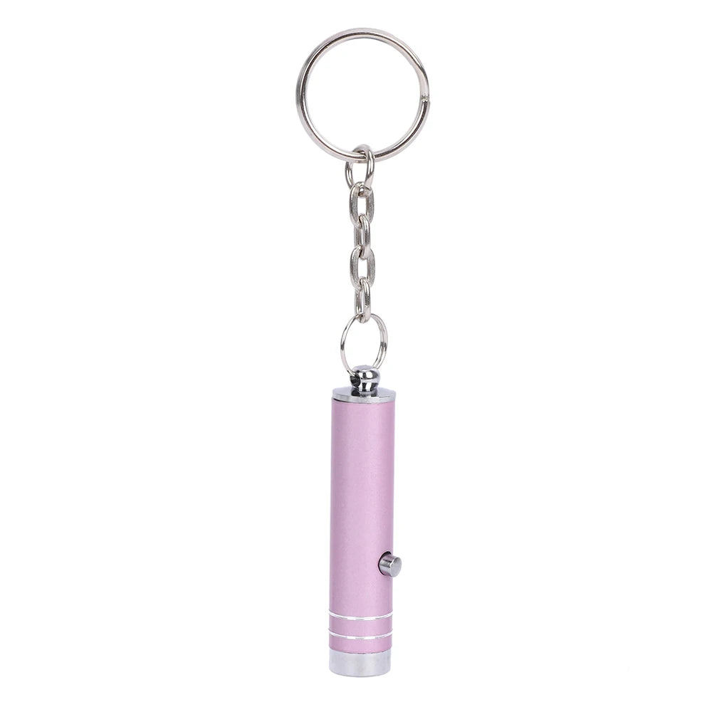 UV LED Keychain Flashlight – Counterfeit Money Detector Torch UV Keychain Flashlight PLUSH purple