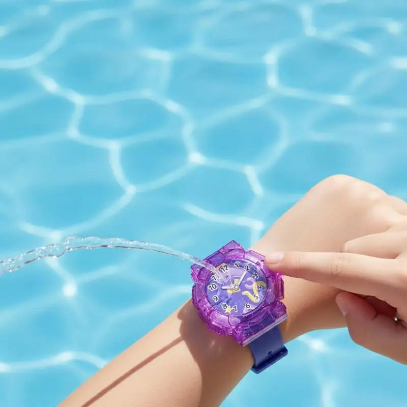 Wrist Watch Water Squirter Toy 2pcs – Summer Prank & Party Novelty Squirt Toy PLUSH