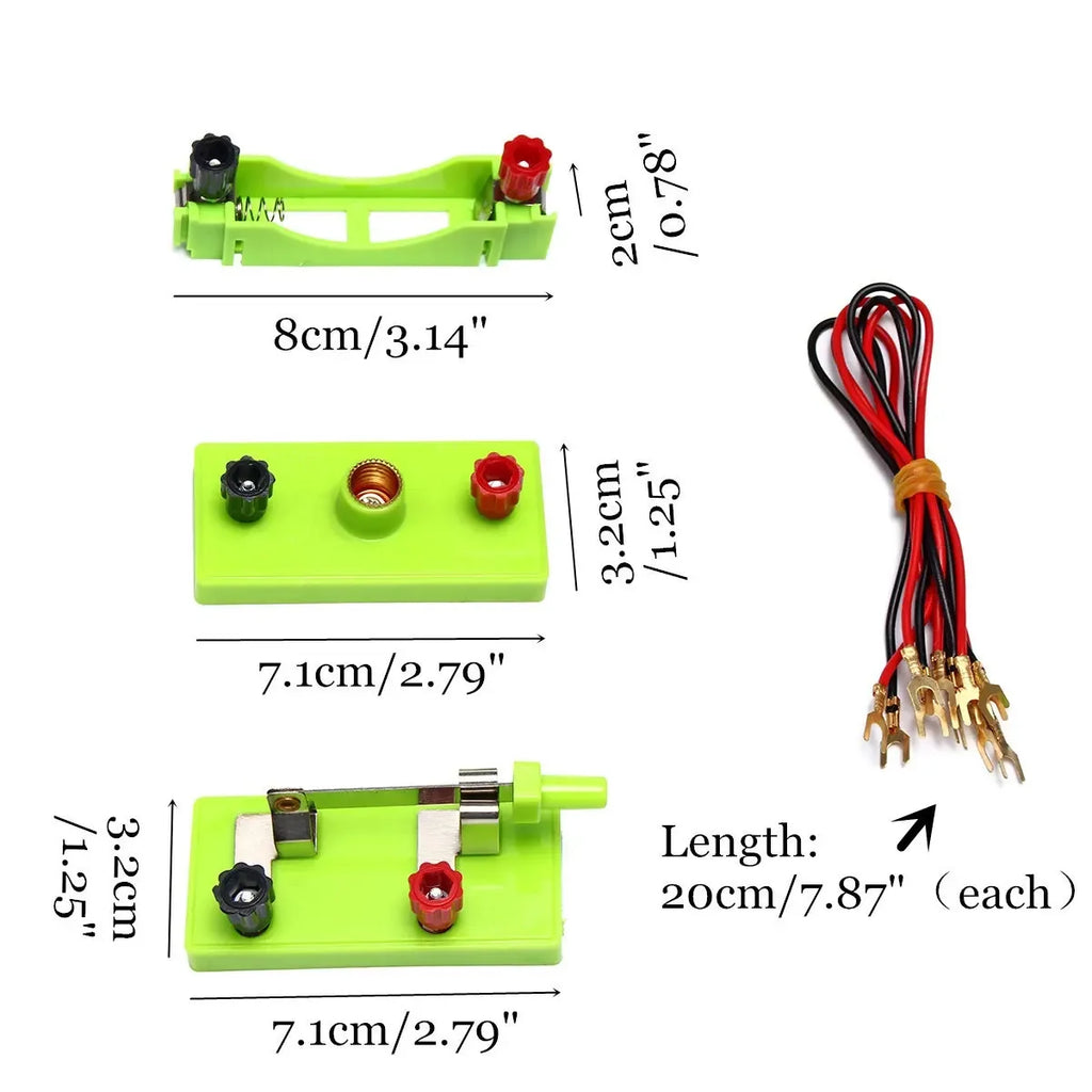 Kids Circuit Electricity STEM Learning Kit – DIY Physics Ages 6–12 STEM Science Kit PLUSH