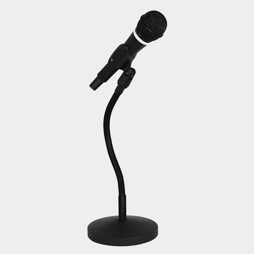 Foxnovo Adjustable Desktop Microphone Stand – Heavy-Duty Metal Desktop Microphone Stand PLUSH