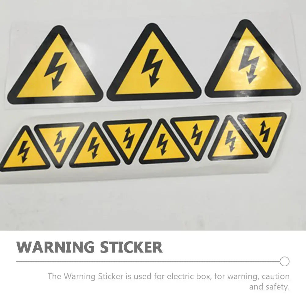 High Voltage Warning Stickers 20 Sheets – Electrical Safety Labels Safety Warning Labels PLUSH